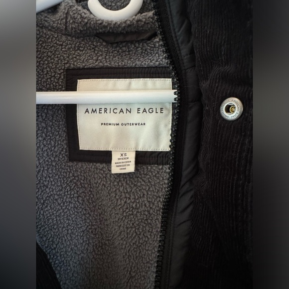 American Eagle big puffer jacket, like new, men’s XS black - Picture 2 of 16